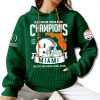 Miami Football 2026 Fiesta Bowl Champions Waffle Hoodie 1