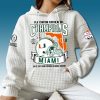 Miami Football 2026 Fiesta Bowl Champions Waffle Hoodie 2