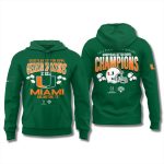 Miami Hurricanes 2025 CFP Goodyear Cotton Bowl Champions Hoodie