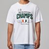 Miami Hurricanes CFP 2026 Fiesta Bowl Champions Time To Shine Shirt 3