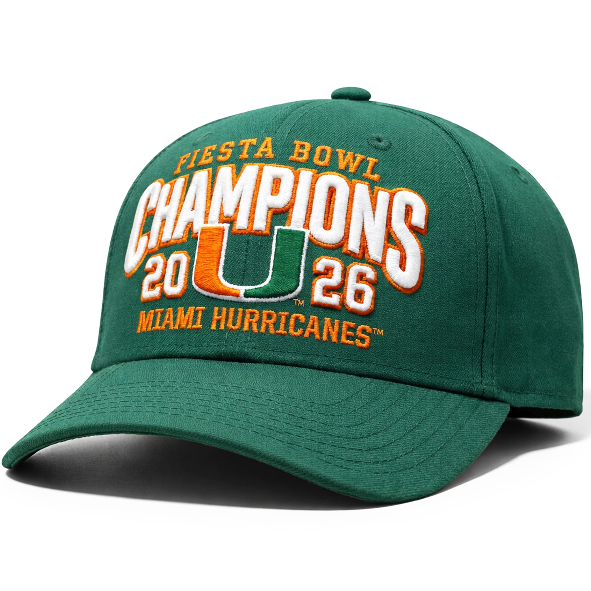 Miami Hurricanes Fiesta Bowl Champions Hat 2026 1 Miami Hurricanes Fiesta Bowl Champions Hat 2026 1