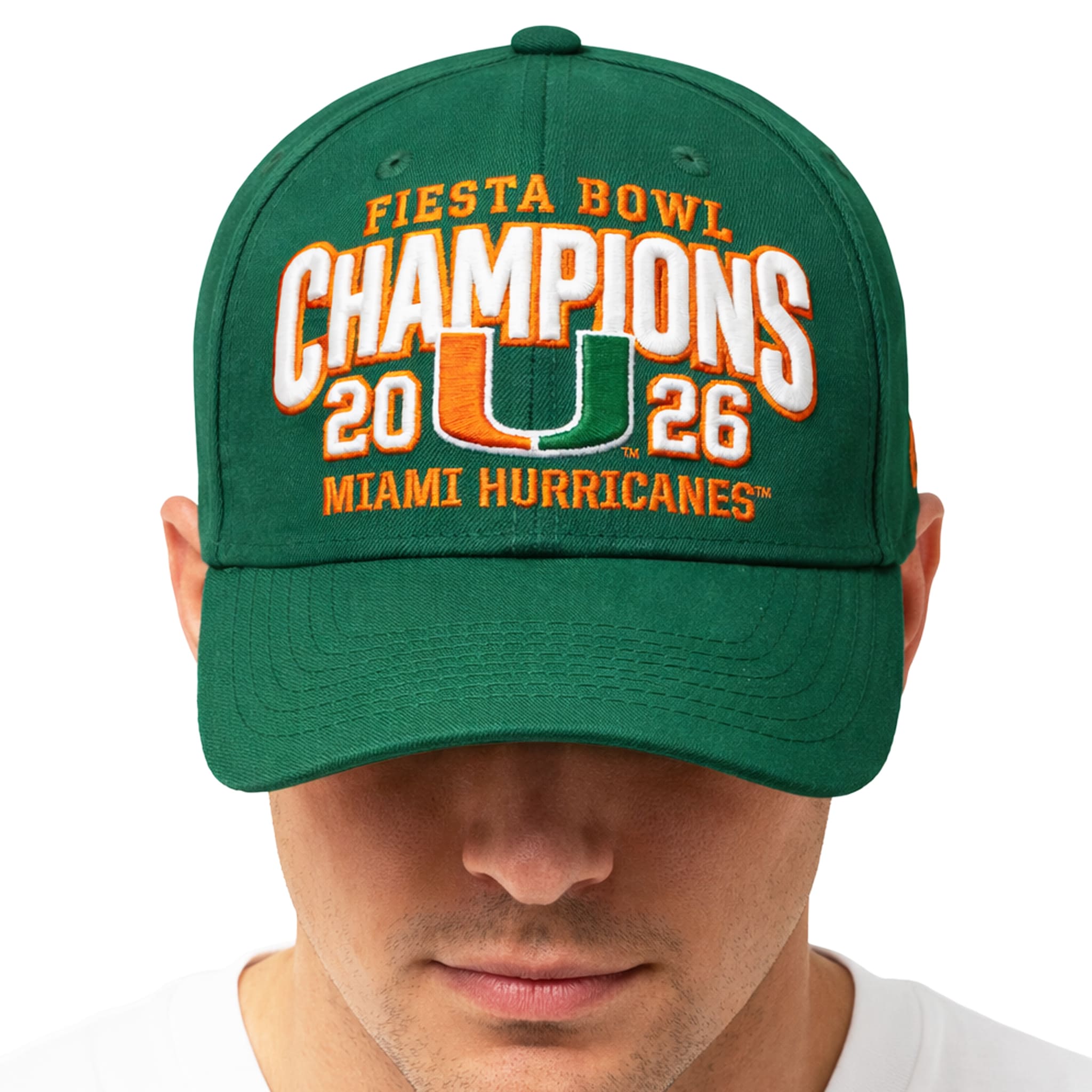 Miami Hurricanes Fiesta Bowl Champions Hat 2026 3 Miami Hurricanes Fiesta Bowl Champions Hat 2026 3