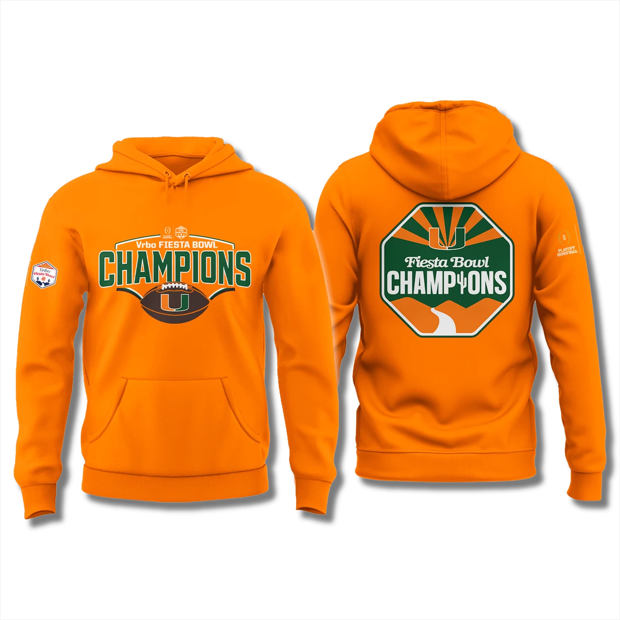 Miami Hurricanes Fiesta Bowl Champions Hoodie 2026 1 Miami Hurricanes Fiesta Bowl Champions Hoodie 2026 1