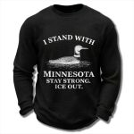 Minneapolis Stay Strong ICE Out Waffle Sweater