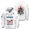 NE Patriots 12-Time AFC Championship Quarter Zip Hoodie 6 NE Patriots 12 Time AFC Championship Quarter Zip Hoodie 1
