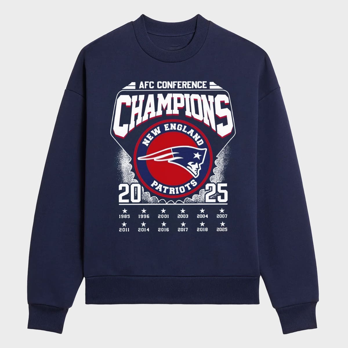 NE Patriots 12 Times AFC Conference Champions Shirt 4 NE Patriots 12 Times AFC Conference Champions Shirt 3