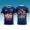NE Patriots 12x AFC Champions Custom Shirt 4 NE Patriots 12x AFC Champions Custom Shirt 1