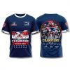 NE Patriots 12x AFC Champions Custom Shirt 3 NE Patriots 12x AFC Champions Custom Shirt