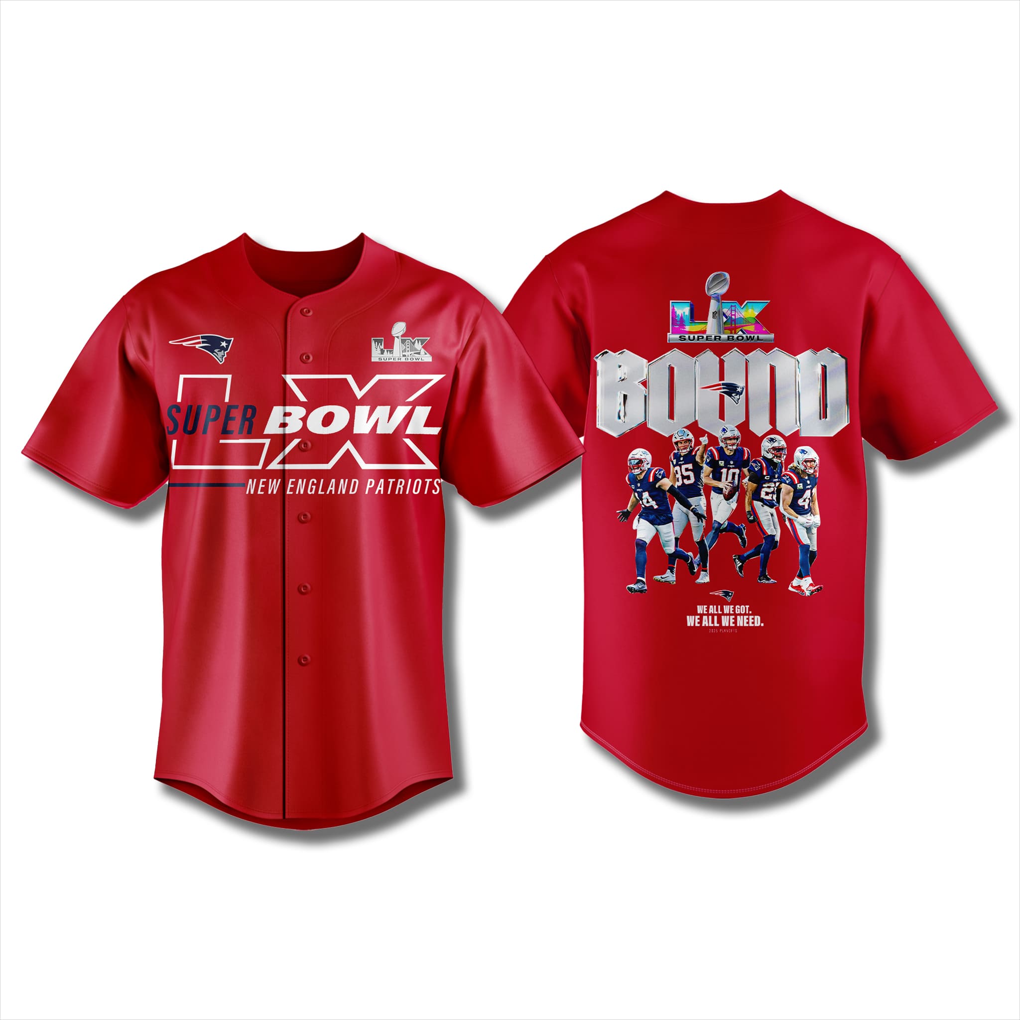 NE Patriots Champions Road To SB LX 2026 Jersey NE Patriots Champions Road To SB LX 2026 Jersey