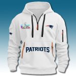 NE Patriots SB LX 2026 Quarter Zip Hoodie