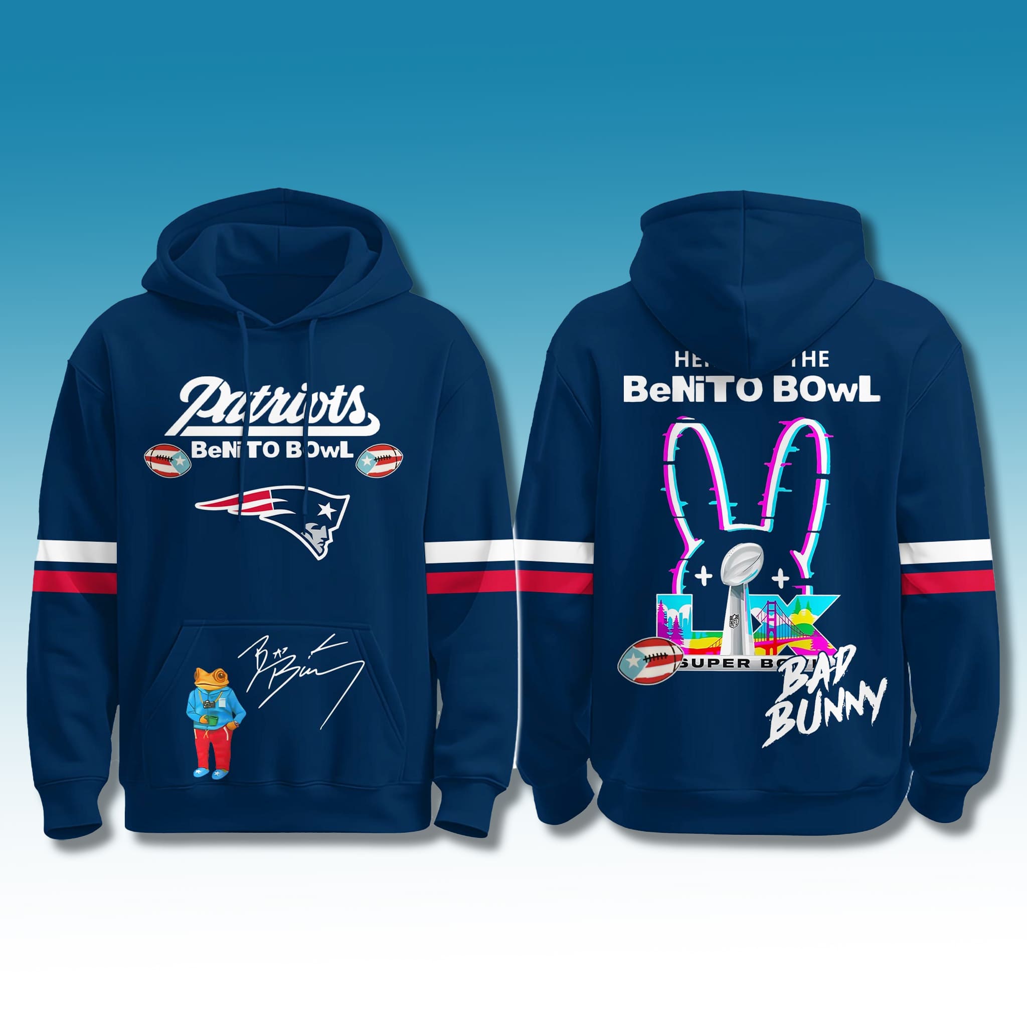 NE Patriots x Benito Bowl 2026 Hoodie NE Patriots x Benito Bowl 2026 Hoodie