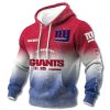 NY Giants EST 1925 Gradient Waffle Hoodie