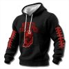 Never Daunted IU Football Waffle Hoodie 1