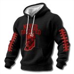 Never Daunted IU Football Waffle Hoodie