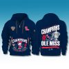 Ole Miss Football Sugar Bowl Champions 2026 Quarter Zip Hoodie 3 Ole Miss Football Sugar Bowl Champions 2026 Quarter Zip Hoodie