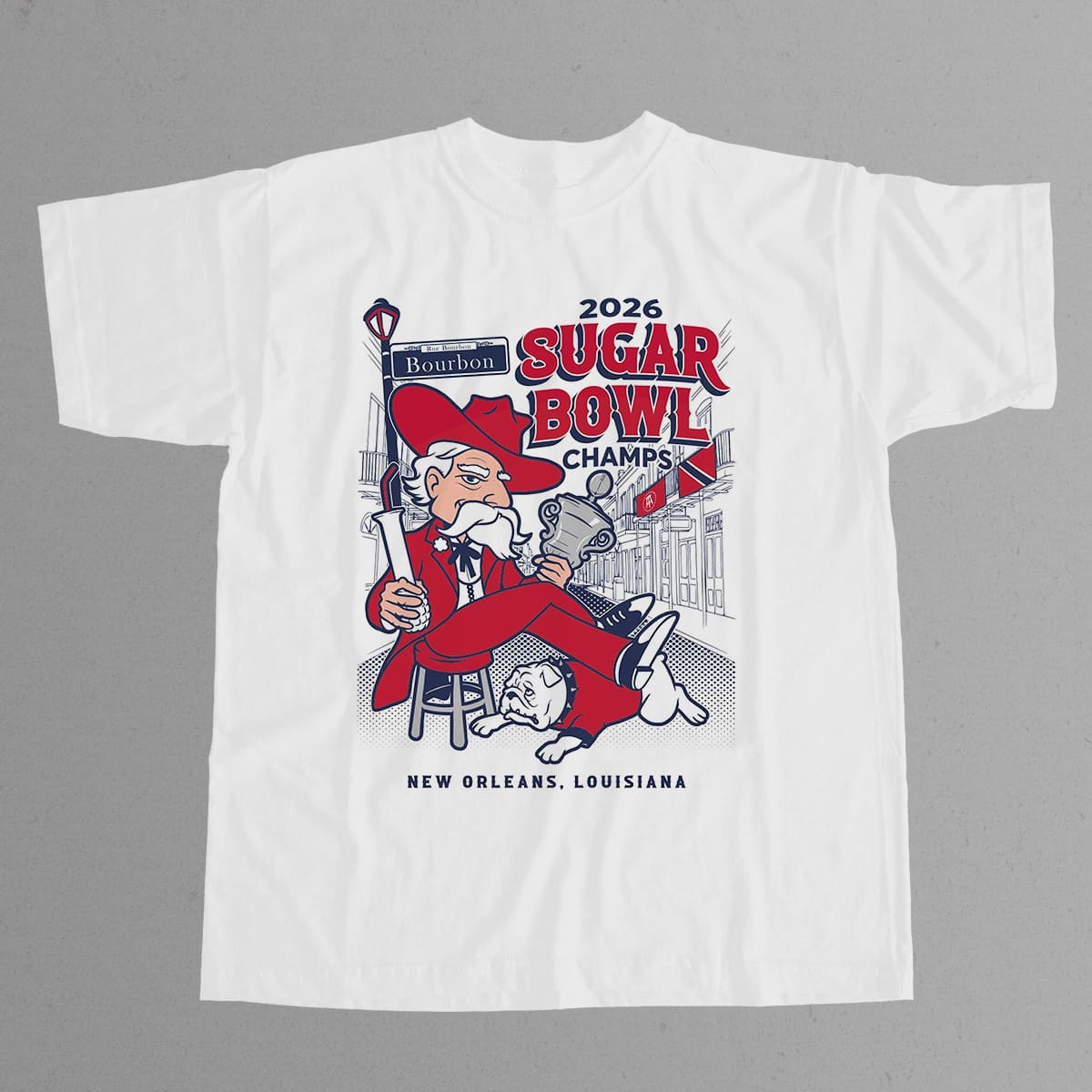 Ole Miss Mr Bourbon 2026 Sugar Bowl Champs Shirt 8 Ole Miss Mr Bourbon 2026 Sugar Bowl Champs Shirt 8