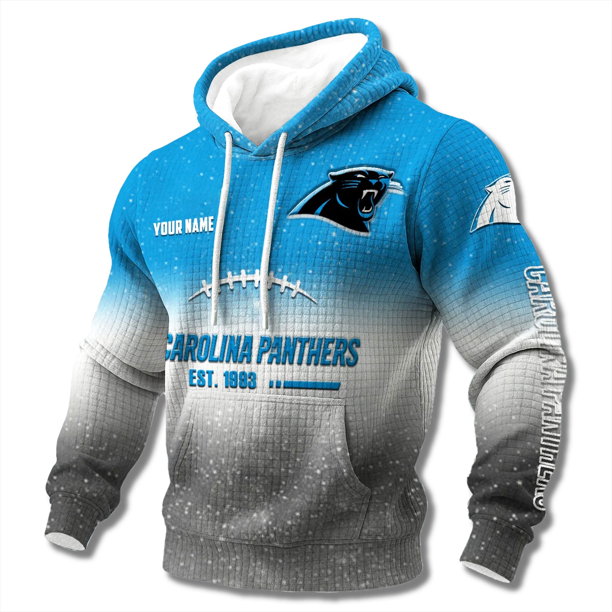 Panthers EST 1993 Gradient Waffle Hoodie 2 Panthers EST 1993 Gradient Waffle Hoodie