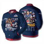 Patriots 2025 AFC Championship Baseball Jacket