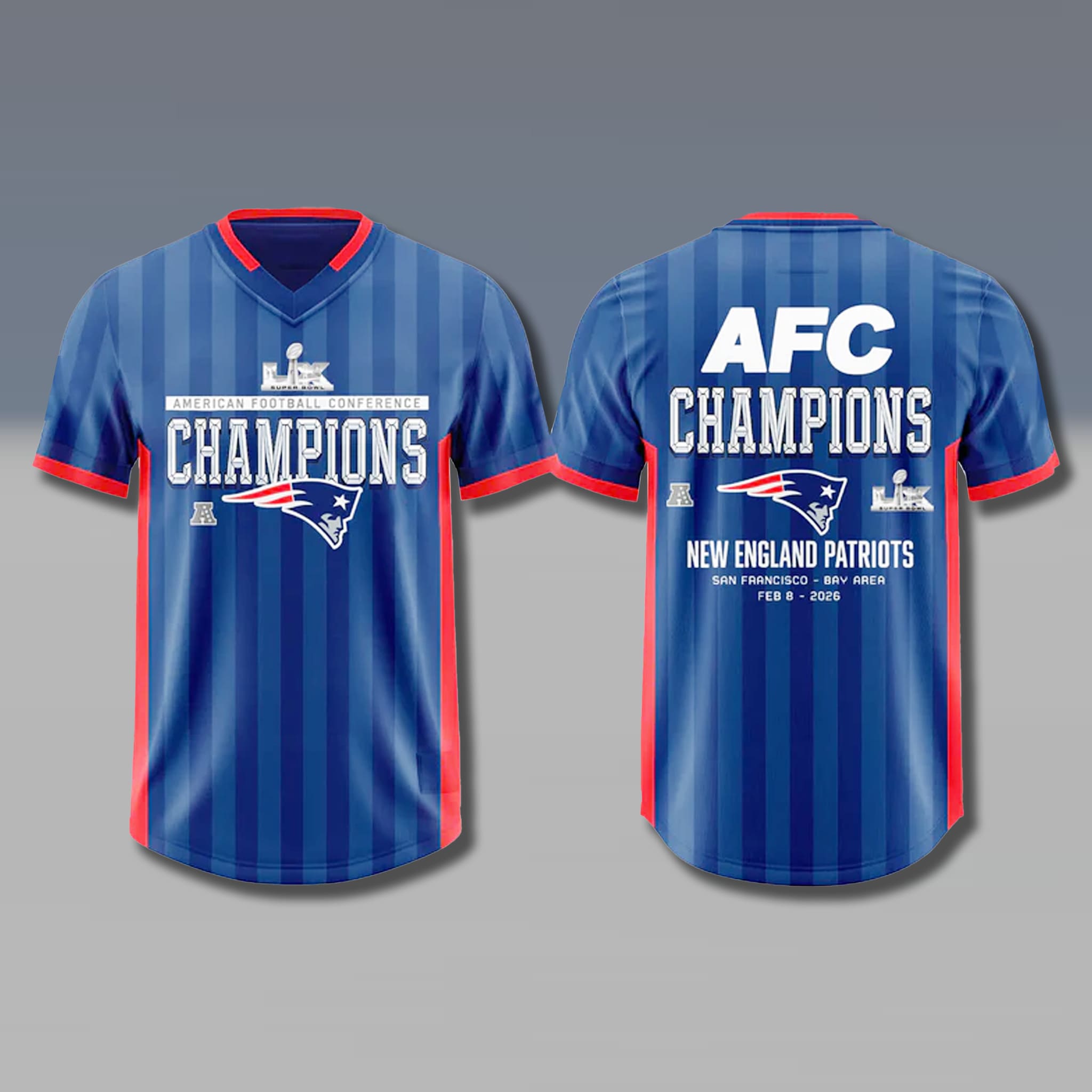 Patriots 2025 AFC Championship Football Jersey 1 Patriots 2025 AFC Championship Football Jersey 1