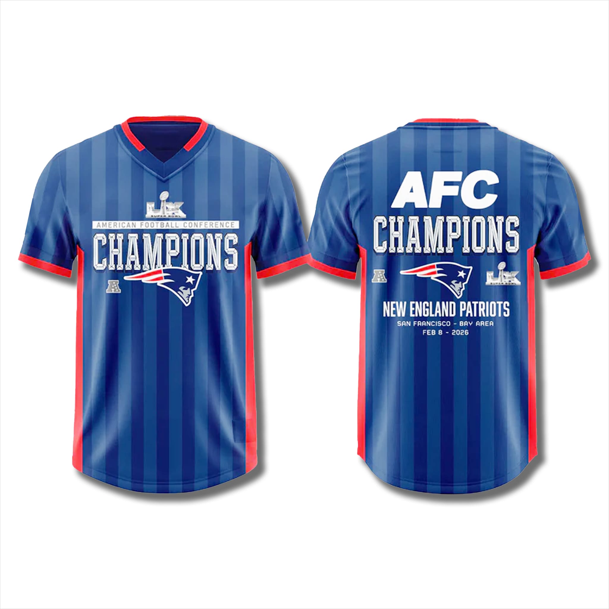Patriots 2025 AFC Championship Football Jersey Patriots 2025 AFC Championship Football Jersey
