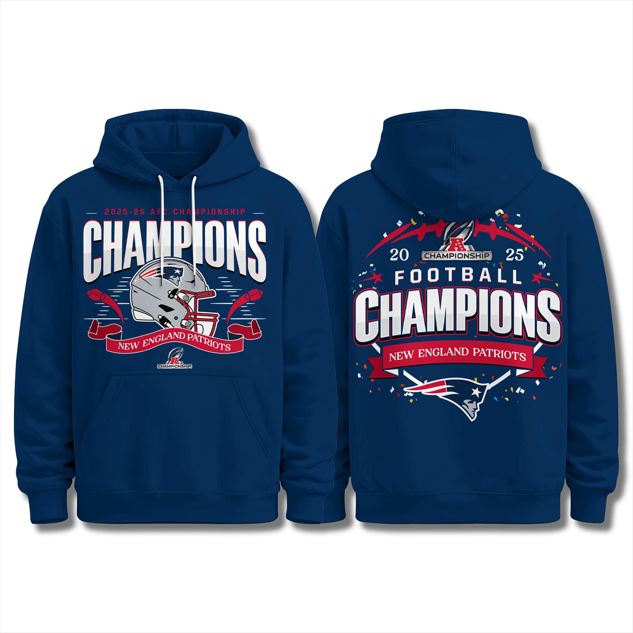 Patriots 2025 AFC Championship Hoodie 1 Patriots 2025 AFC Championship Hoodie 1
