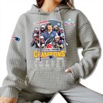 Patriots AFC Champions Waffle Hoodie