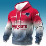Patriots EST 1959 Gradient Waffle Hoodie