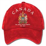Retro Canada The Great White North Est 1867 Hat