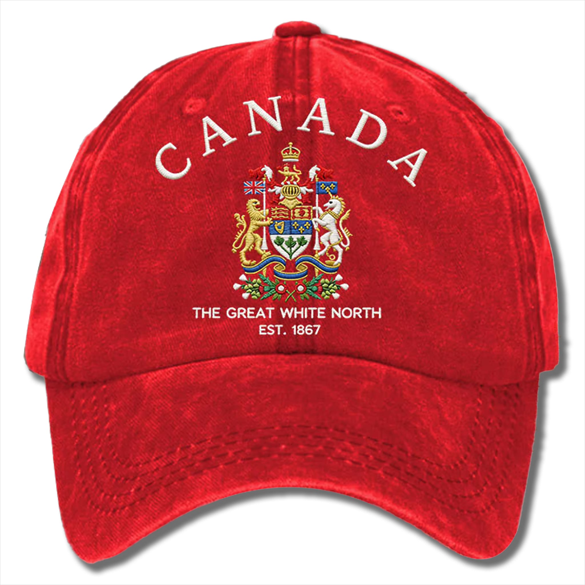 Retro Canada The Great White North Est 1867 Hat 1 Retro Canada The Great White North Est 1867 Hat 1