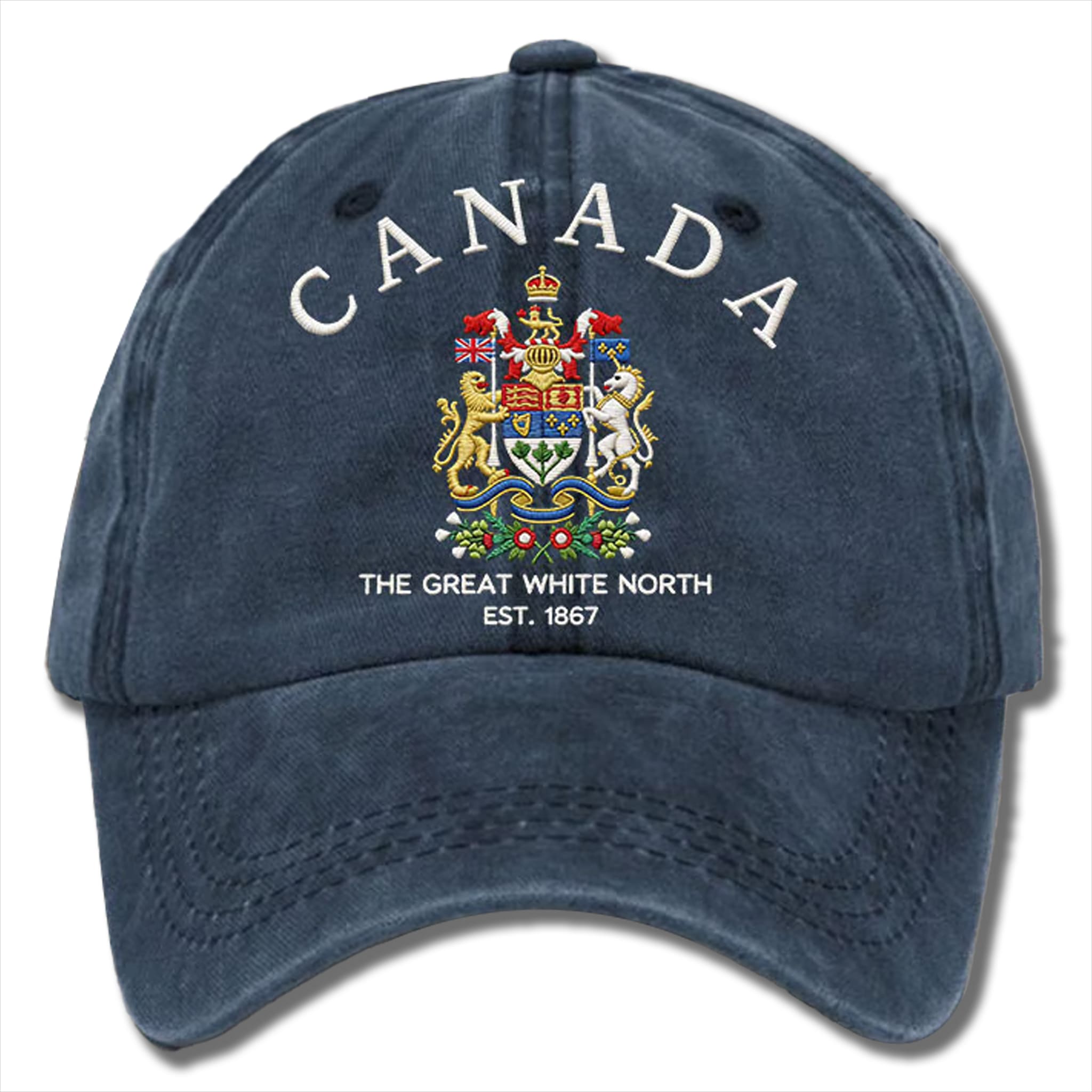 Retro Canada The Great White North Est 1867 Hat 2 Retro Canada The Great White North Est 1867 Hat 2