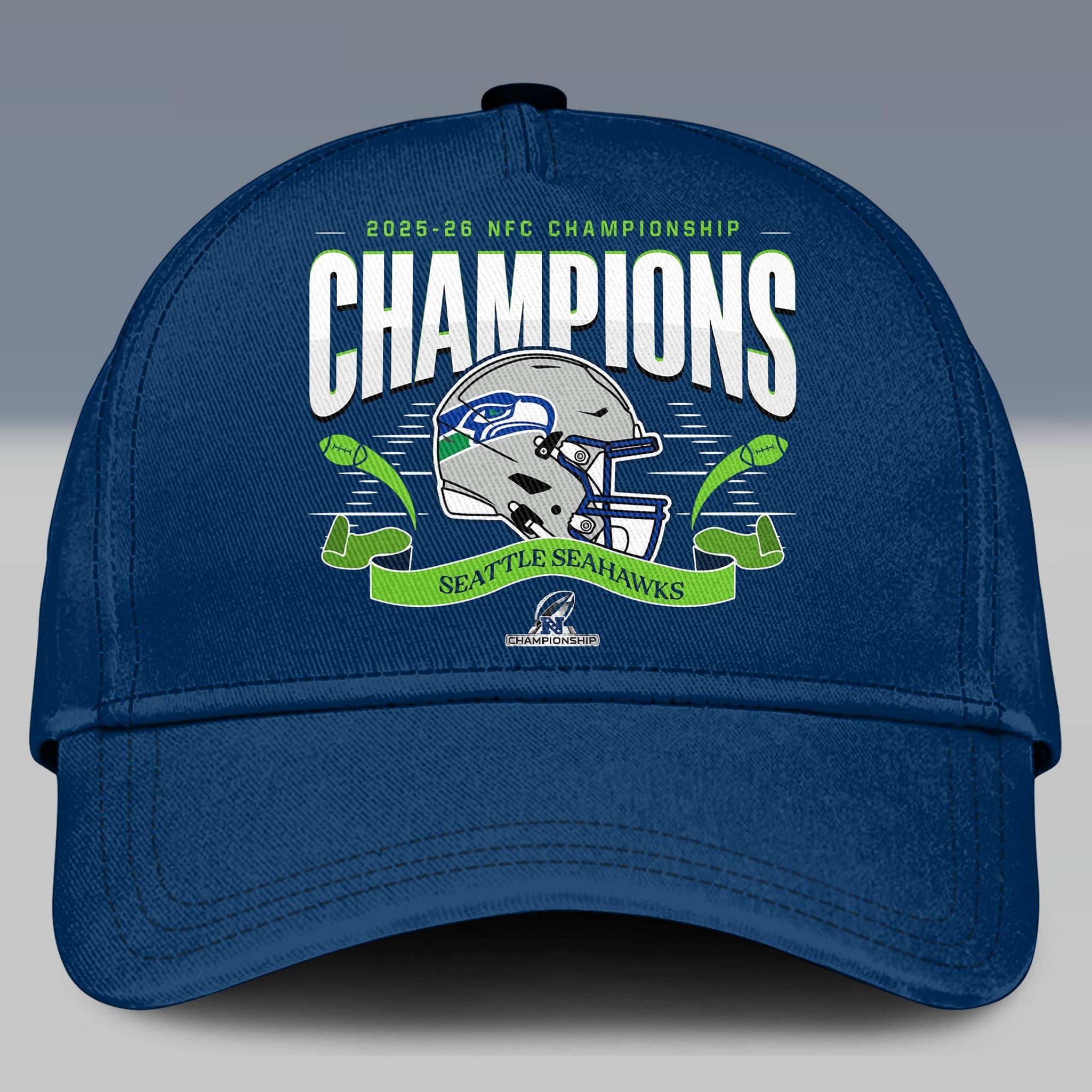 Seahawks 2025 - 2026 NFC Championship Hat 1 Seahawks 2025 2026 NFC Championship Hat 1