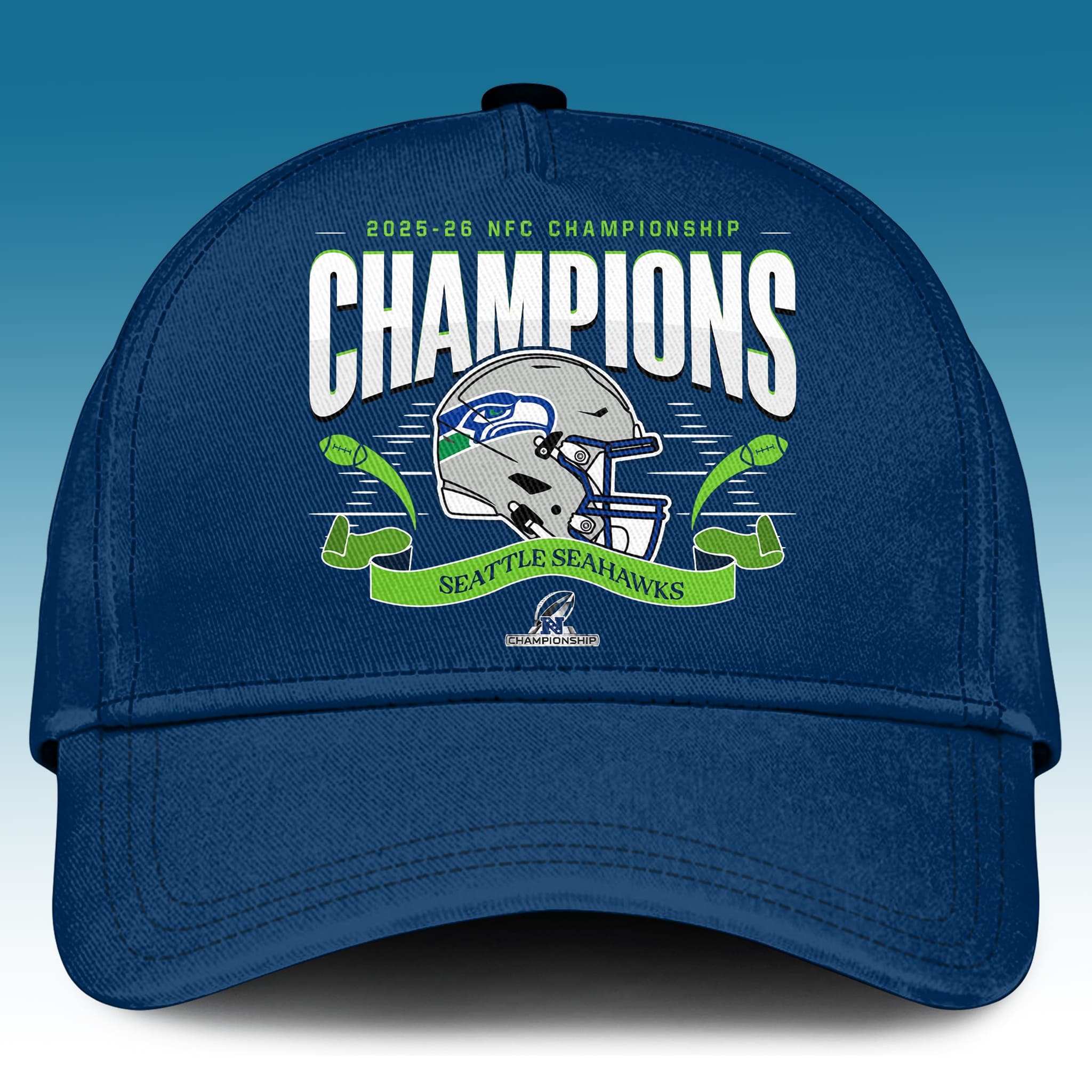 Seahawks 2025 2026 NFC Championship Hat Seahawks 2025 2026 NFC Championship Hat
