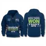 Seahawks 2025 Division Champions Quarter Zip Hoodie