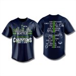 Seahawks 2025 NFC Championship Baseball Jersey