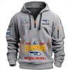 Seahawks 2025 NFC Championship Quarter Zip Hoodie 1
