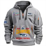 Seahawks 2025 NFC Championship Quarter Zip Hoodie