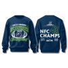 Seahawks 4 Time NFC Champions Hoodie 2025