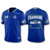 Seahawks 50th Anniversary NFC West Champions Jersey 7 Seahawks 50th Anniversary NFC West Champions Jersey