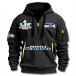 Seahawks SB LX 2026 Quarter Zip Hoodie