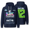 Seahawks Super Bowl LX Champions We Are 12 Waffle Hoodie 1
