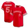 Team Canada World Baseball Classic Custom Jersey 2026 3 Team Canada World Baseball Classic Custom Jersey 2026