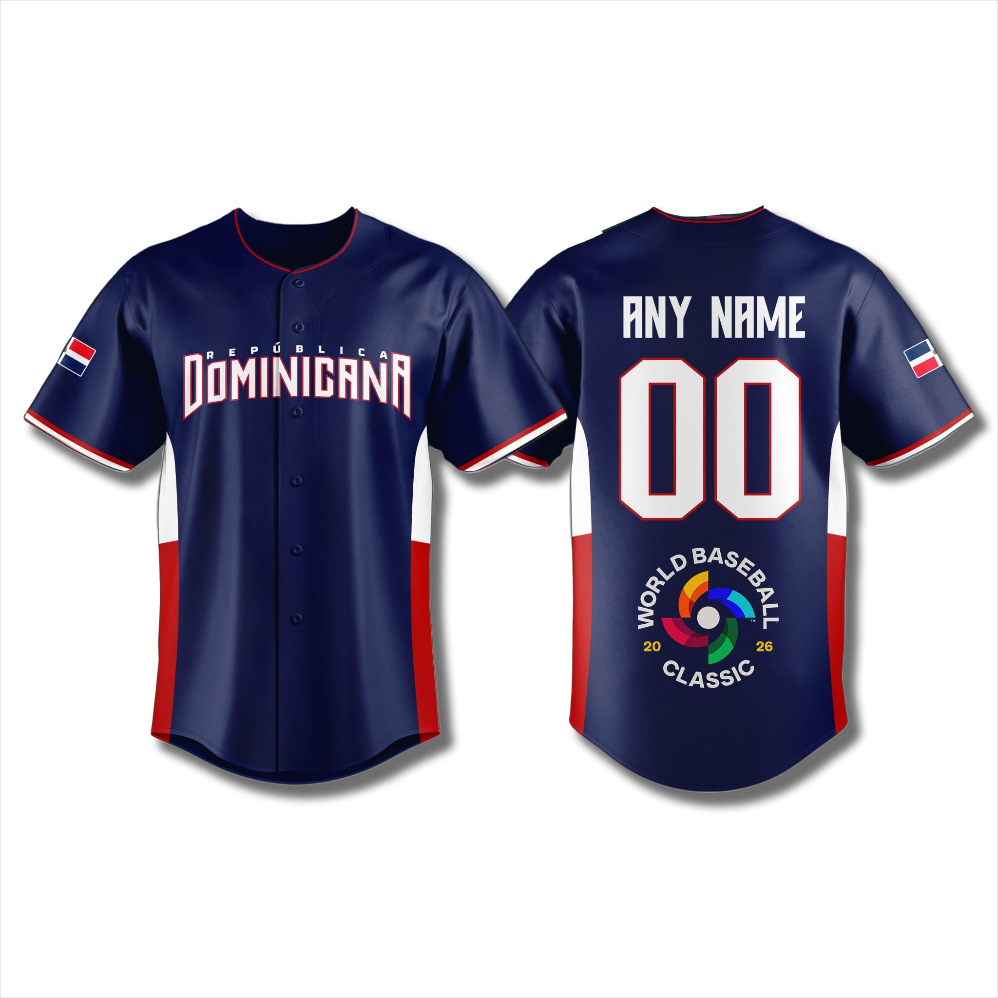 Team Republic Dominican 2026 World Baseball Classic Jersey Team Republic Dominican 2026 World Baseball Classic Jersey