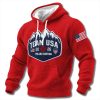 Team USA Milano Cortina 2026 Waffle Hoodie 3