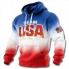 Team USA One For All 2026 Milano Cortina Waffle Hoodie 1