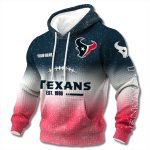 Texans EST 1999 Gradient Waffle Hoodie