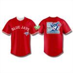 Toronto Blue Jays 50th Anniversary Baseball Jersey 2026