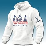 USA Ice Hockey Team 2026 Milano Cortina Waffle Hoodie