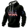 USA Ice Hockey Team 2026 Milano Cortina Waffle Hoodie