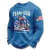 USA Ski Team Italian Winter 2026 Waffle Sweater 1