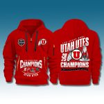 Utah Utes 2025 Las Vegas Bowl Champions Quarter Zip Hoodie